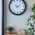 Black & White Baseline 40 Cm Metal Duvar Saati