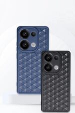 Mey İthalat®   Redmi Note 13 Pro 4G Kılıf Petek Silikon Kapak - Siyah - Görsel 3
