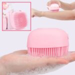 BUFFER® Yumuşak Silikon Malzemeli Esnek Jel Hazneli Masaj Fonksiyonlu Etkili Banyo Duş Kese Lifi - Görsel 8