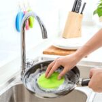 BUFFER® 2'li Kir Tutmaz Tırtıklı Yüzey Bulaşık Yıkama Pedi - Görsel 3