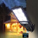 BUFFER® 3 Farklı Işık Modlu Güneş Enerjisiyle Şarj Olan Dış Mekan Uyumlu Kumandalı Solar Duvar LEDİ - Görsel 3