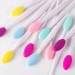BUFFER® 2 Adet Dudak Fırçası Peeling Etkili Gözenek  Siyah Nokta Temizleyici Akne Giderici Çift Yönl - Görsel 5