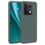 Mey İthalat®   Redmi Note 13 Pro 4G Kılıf First Silikon - Koyu Yeşil - Görsel 2