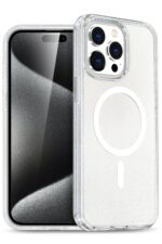 Mey İthalat®  iPhone 14 Pro Kılıf Star Magsafe Kapak - Şeffaf