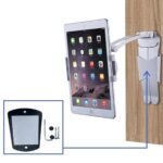 BUFFER® 360 Derece Dönebilen Mutfak Masaüstü Telefon Tablet Tutucu Ayarlanabilir Esnek Ayaklı Metal - Görsel 6
