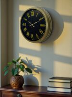 40 Cm Metal Vintage Roma Rakamlı Duvar Saati - Görsel 3