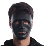 Mey İthalat® Siyah Renk Hip Hop Anonim Jabbawockeez Dans Maskesi 18x19 cm - Görsel 2