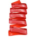 BUFFER® Kırmızı Renkli 2,5 Metre Araba Oto Ön Tampon Koruyucu Kauçuk Pratik Tampon Şerit Bant Döşeme - Görsel 4