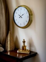 Elegance Gold 40 Cm Metal Dekoratif Tasarım Duvar Saati - Görsel 2