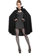 Mey İthalat® Siyah Renk Yakalı Halloween Pelerini 90 cm - Görsel 2
