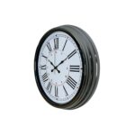 Silver Elegance 40 Cm Krom Metal Duvar Saati - Görsel 2
