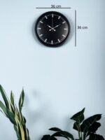 36 Cm Siyah Dekoaratif Duvar Saati - Görsel 5