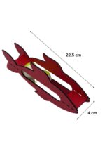 BUFFER®  Kediler İçin Ahşap 2 Toplu Eğimli  Sevimli Balık Şeklinde Eğitim Amaçlı Oyuncak - Görsel 6