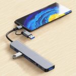 BUFFER® 8 in 1 Usb Çevirici Notebook Macbook Type-C Uyumlu Görüntü Aktarıcı Hub - Görsel 3