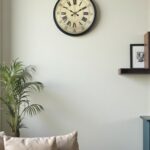 36 Cm Siyah Retro Tasarım Duvar Saati