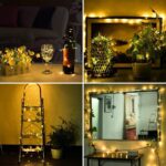 BUFFER® Peri Led Işık 5 Metre (Sarı) Pilli Aydınlatma Şerit Saçak Spot Süsleme - Görsel 6