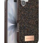 Mey İthalat®   iPhone 17 Bright Simli Kapak - Gold