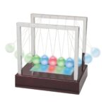 BUFFER® Led Işıklı Newtons Balans Newton Beşiği Topları Bilye Büyük Boy