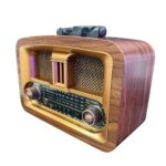 BUFFER® Taşınabilir Klasik AM/FM/SW  Retro Ev Radyo USB ile Şarj Olabilen Retro Radyo - Görsel 3