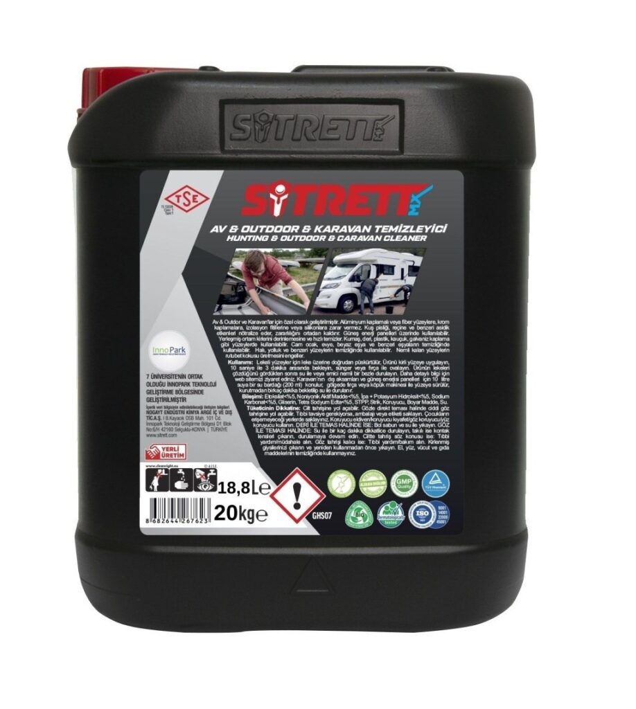 SİTRETT MX Av Outdoor Karavan Temizleyici 20 Kg.