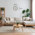 White Index 40 Cm Metal Duvar Saati - Görsel 4