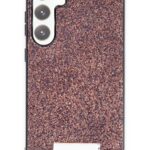 Mey İthalat®  Samsung Galaxy A25 5G Bright Simli Kapak - Derin Mor
