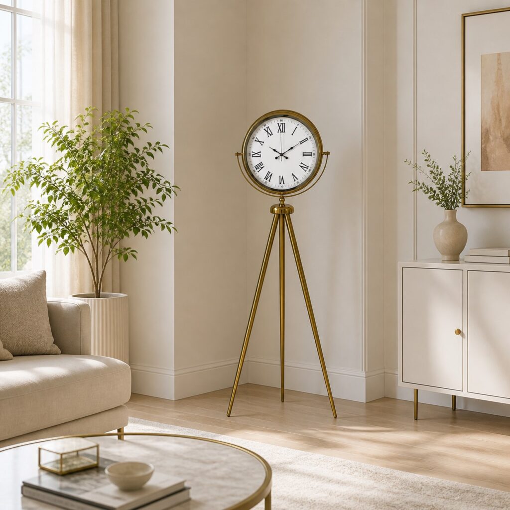 Victoria Gold Tripod Ayaklı Saat