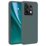 Mey İthalat®   Redmi Note 13 Pro 4G Kılıf First Silikon - Koyu Yeşil - Görsel 3