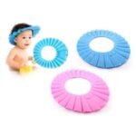 BUFFER® Ayarlanabilir Bebek Banyo Şapkası Pembe Küvet Şapkası Başlığı - Görsel 6