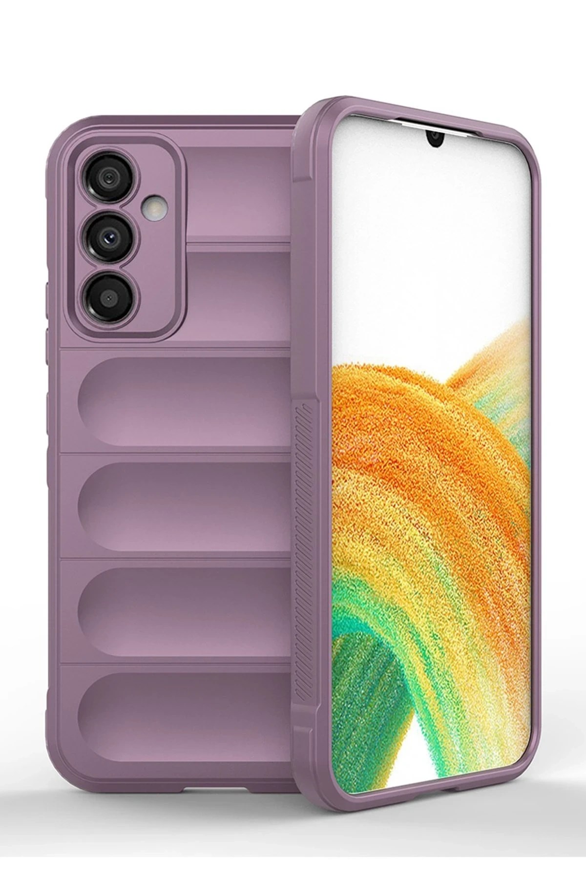 Mey İthalat® Samsung Galaxy A05S Kılıf Optimum Silikon - Mor Mey İthalat® Samsung Galaxy A05S Kılıf Optimum Silikon - Mor