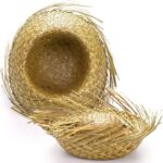 Mey İthalat® Tropikal Parti Naturel Hasır Hawaii Şapkası 13x36 cm - Görsel 4