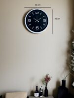 36 Cm Beyaz Modern Dekoratif Duvar Saati - Görsel 5