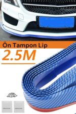 BUFFER® Mavi 2,5 Metre Araba Oto Ön Tampon Koruyucu Kauçuk Pratik Tampon Şerit Bant Döşeme Kiti - Görsel 8