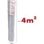 BUFFER® Pencereli Halı Hurcu Toz geçirmez Sağlam Dayanıklı Hurç Organizer 4m² - Görsel 2