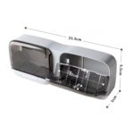 BUFFER® Duvara Monte İkili Kapaklı Plastik Katı Sabunluk Organizer – Banyo & Mutfak İçin Yapışkanlı Sabun Kutusu ve Düzenleyici - Görsel 5