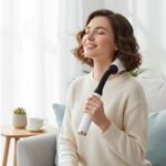 BUFFER® 4 Farklı Başlıklı Uzun Saplı Derin Doku Masaj Tabancası, Boyun, Omuz ve Sırt için Ergonomik Saplı Çoklu Masaj Modlu Taşınabilir Masaj Aleti - Görsel 4