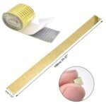 BUFFER®1 Metre Uzunluğunda Gold Renk Aynalı Mozaik Taşlı Dekor Bandı 4 cm x 1 mt - Görsel 5