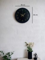 36 Cm Siyah Asil Duvar Saati - Görsel 5