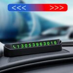 BUFFER® Pratik Fosforlu Telefon Numarası Yamzak İçin Araç İçi Oto Numaratör Numaralık - Görsel 4