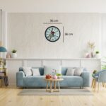 Siyah Paris Garden Dekoratif 36 Cm Duvar Saati - Görsel 4