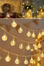 Mini Boncuk Detaylı 3.5 Metre USB LED Işık – 20 LED’li Dekoratif Ortam Aydınlatması - Görsel 6