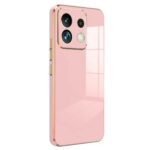 Mey İthalat®   Poco M6 Pro 4G Kılıf Volet Silikon - Pembe - Görsel 3