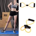 BUFFER® 8 Şeklinde Direnç Bandı Yoga Plates Ve Vücut Geliştirme Egzersiz Bandı - Görsel 2