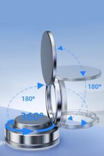 BUFFER® Vakumlu Manyetik Telefon Tutucu – Güçlü Vakum 360° Döner Araç İçi Telefon Standı, Ultra Sabit Manyetik Destekli Mobil Cihaz Aparatı - Görsel 8