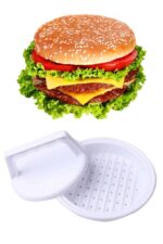 BUFFER®  Hamburger Ve Köfte Şekillendirici Köfte Kalıbı Pratik Burger Pres Aparatı - Görsel 5