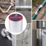 BUFFER® 2 Mt Yüksek Sıcaklık Dayanan Su Geçirmez Çatı  Duvar Çatlak Onarıcı Yapışkan Bant Folyo 2 Mt 10 C - Görsel 3
