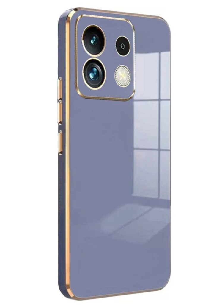 Mey İthalat®   Redmi Note 13 4G Kılıf Volet Silikon - Mavi