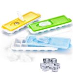 BUFFER® 12li Kapaklı Yapışmaz Silikon Tabanlı Plastik Küp Buz Kalıbı - Görsel 6