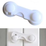 BUFFER® Bebek Çocuk Güvenliği Çekmece ve Dolap İçin Kendiliğinde Yapışkanlı Vidasız Kapak Kilidi - Görsel 2