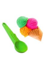 BUFFER® Pratik Mandallı Plastik Dondurma Servis Sunum Kepçesi Kaşığı - Görsel 7